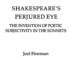 Shakespeare's Perjured Eye pdf epub mobi 電子書 下載