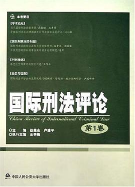 国际刑法评论（第1卷） pdf epub mobi 电子书 下载