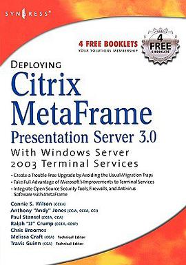 Deploying Citrix Metaframe Presentation Server 3.0 With Windows Server 2003 Terminal Services pdf epub mobi 电子书 下载
