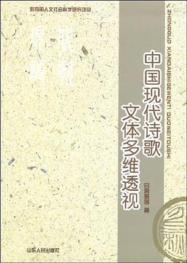 中国现代诗歌文体多维透视 pdf epub mobi 电子书 下载