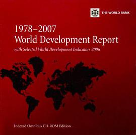 World Development Report, 1978-2007 pdf epub mobi 电子书 下载
