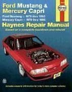Ford Mustang Mercury Capri Automotive Repair Manual pdf epub mobi 电子书 下载