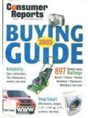 Consumer Reports Buying Guide 2003 pdf epub mobi 下载