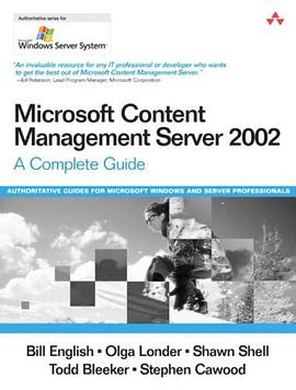 Microsoft Content Management Server 2002 pdf epub mobi 电子书 下载